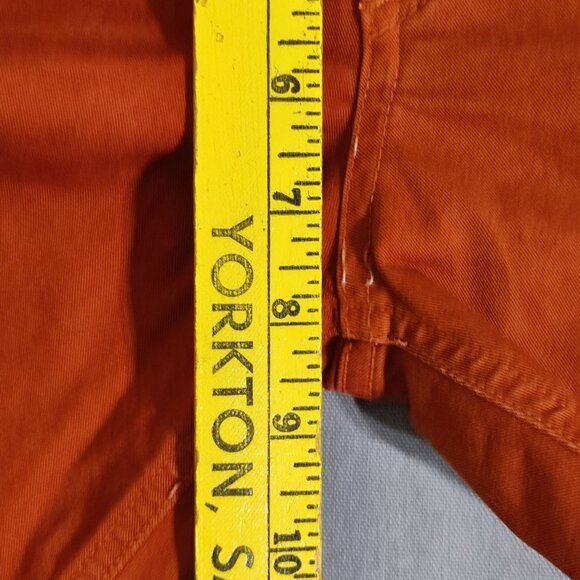rag & bone jean jeggings women's size 26 rusty orange stretchy - Picture 13 of 14